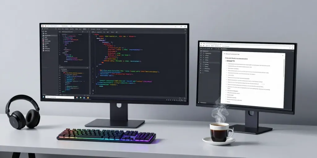 Discover affordable cheap .co.uk domains for diverse software solutions with modern workspace aesthetics.