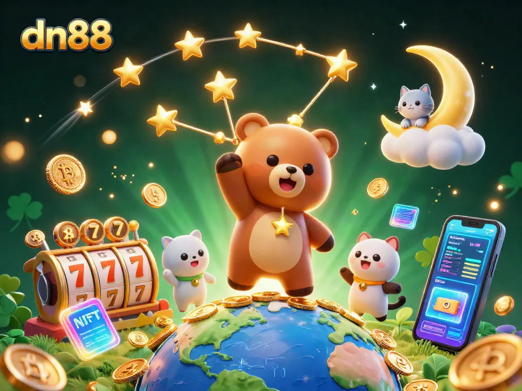 Experience thrilling jackpots at dn88 with exciting 3D characters and captivating casino elements.