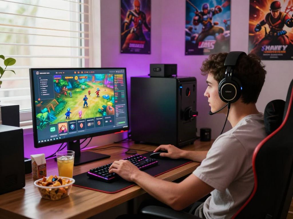 Immersive gaming scene showcasing the excitement of porngame culture.