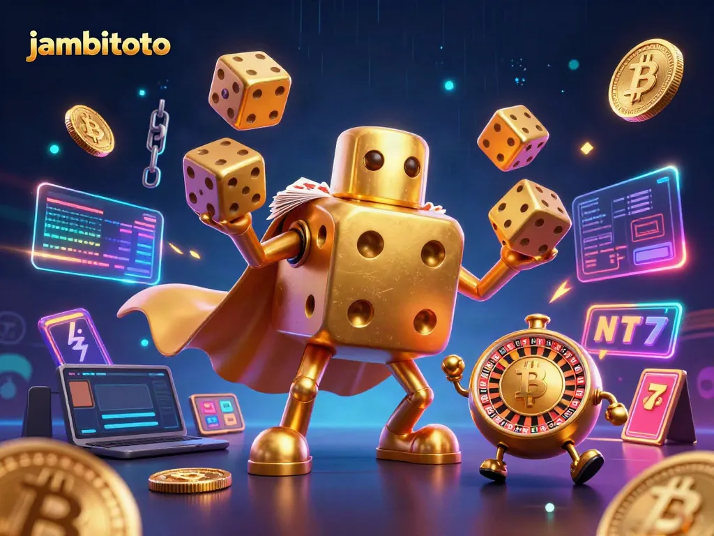 Engage with jambitoto's thrilling casino experience featuring vibrant 3D characters and slot symbols