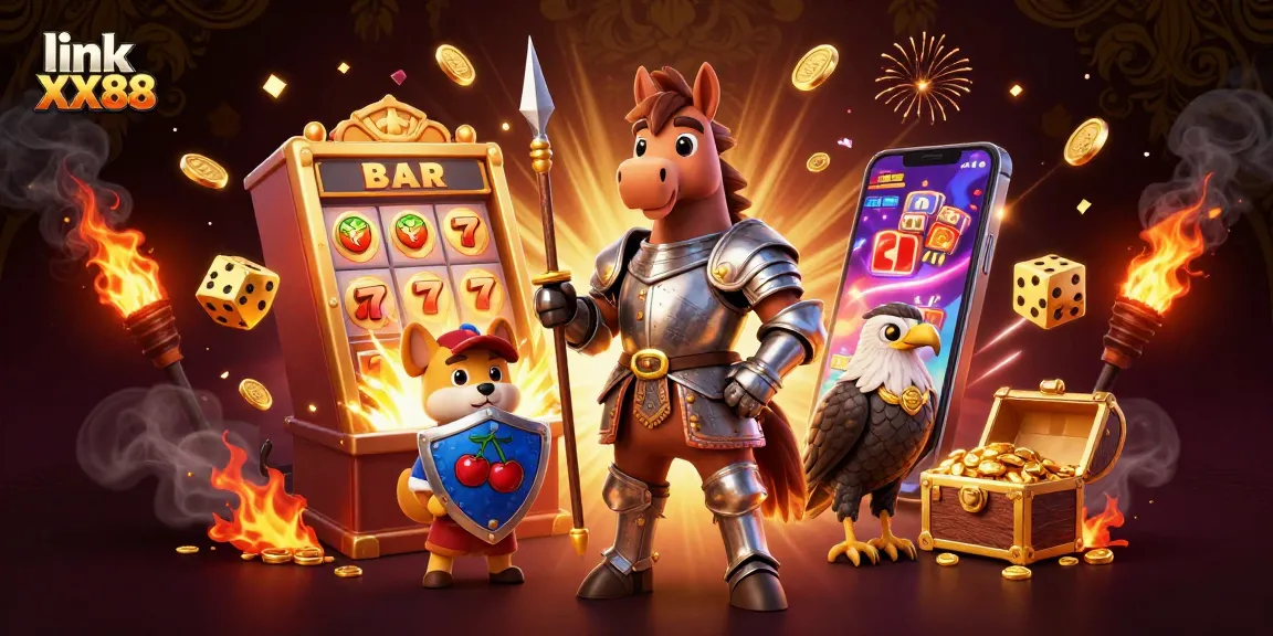 Spin the reels at link XX88 for an exciting jackpot experience with vibrant casino elements.