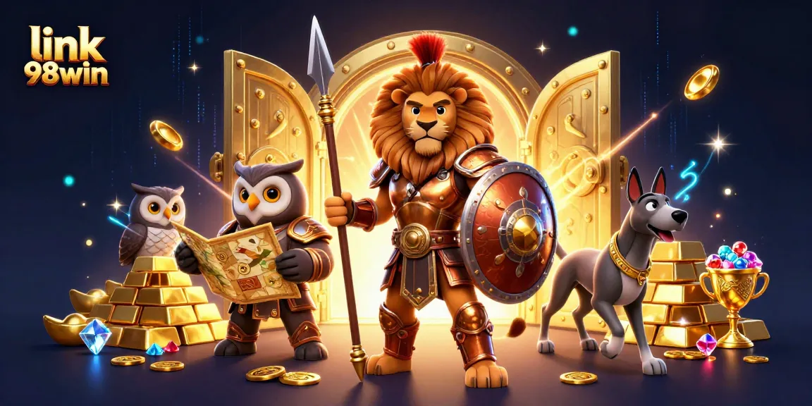 Engage with thrilling adventures in link 98win casino, featuring a Spartan lion, strategist owl, and messenger greyhound.