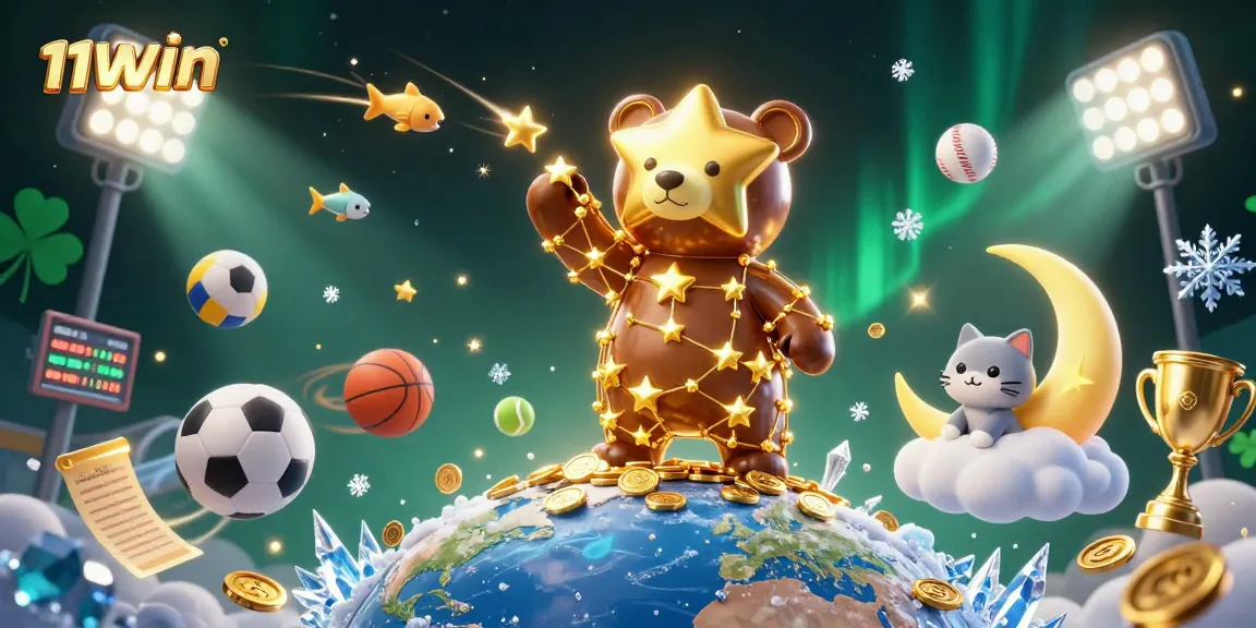 Win big at 11WIN with dynamic 3D casino characters and vibrant sports elements