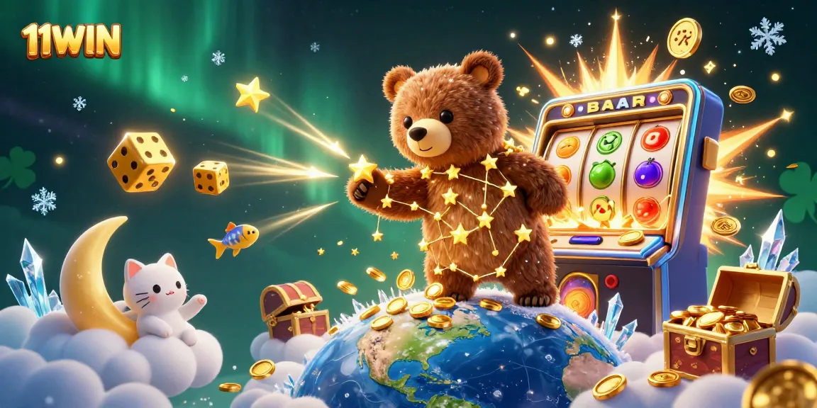 Experience thrilling gameplay at 11WIN with colorful slot machines and jackpot excitement!