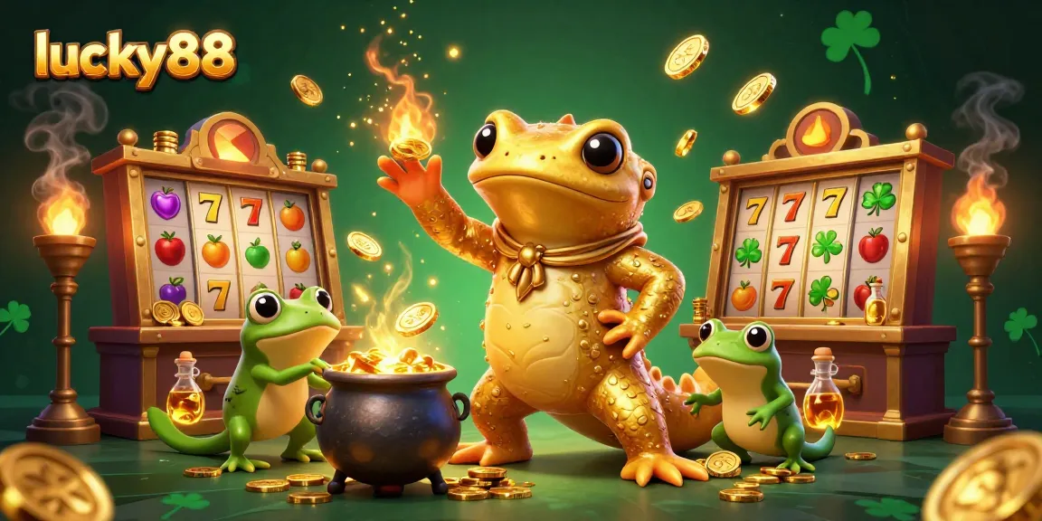 Engage with lucky88 to spin vibrant slots and collect golden rewards from an enchanted alchemist scene.